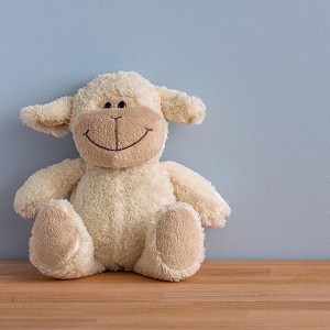 peluche qui sourit