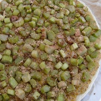 tarte rhubarbe au four